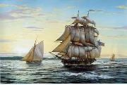 unknow artist Seascape, boats, ships and warships. 65 Spain oil painting artist